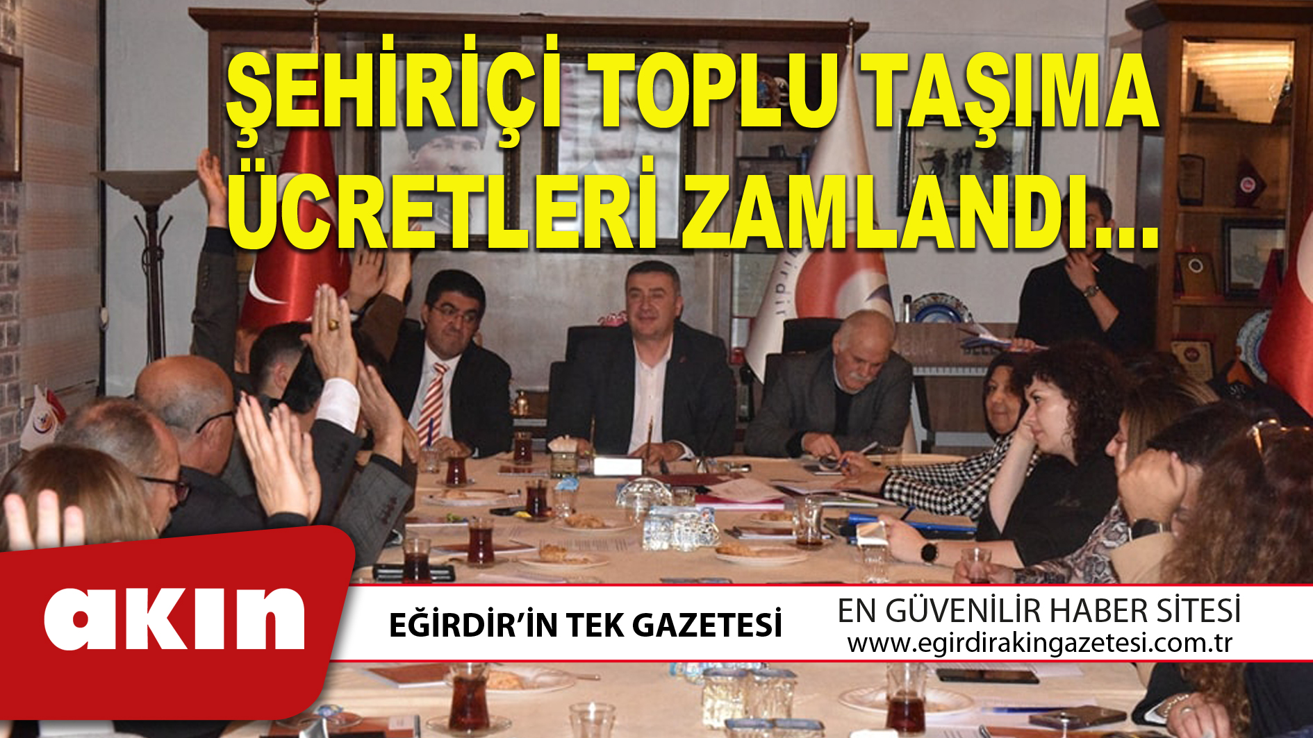 ŞEHİRİÇİ TOPLU TAŞIMA ÜCRETLERİ ZAMLANDI…