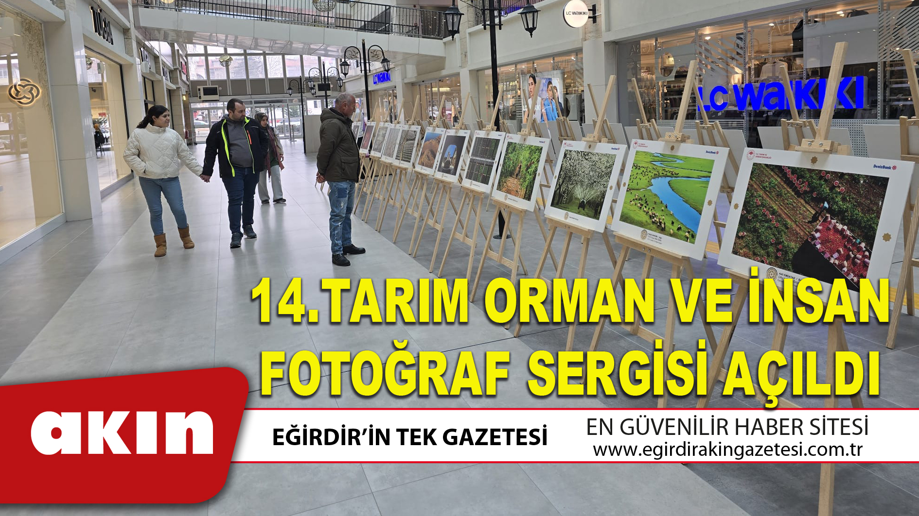 14.TARIM ORMAN VE İNSAN FOTOĞRAF SERGİSİ AÇILDI