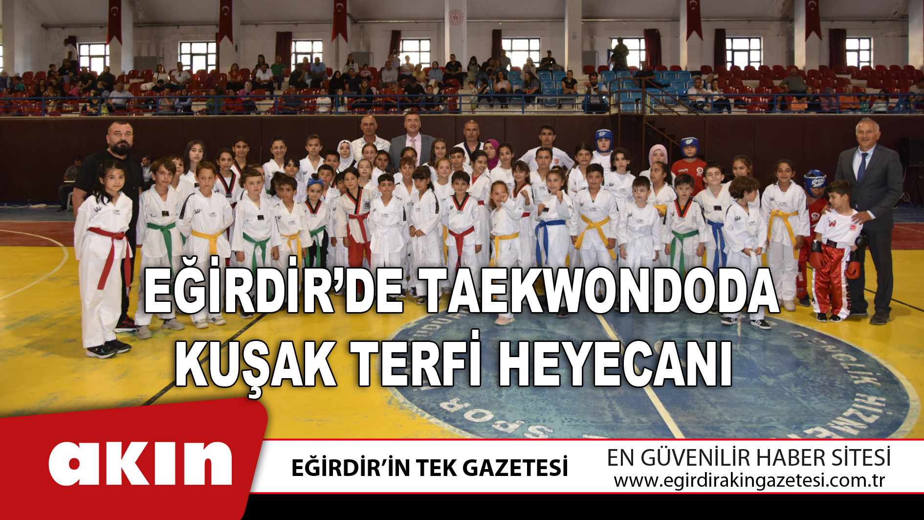 Eğirdir’de Taekwondoda Kuşak Terfi Heyecanı 
