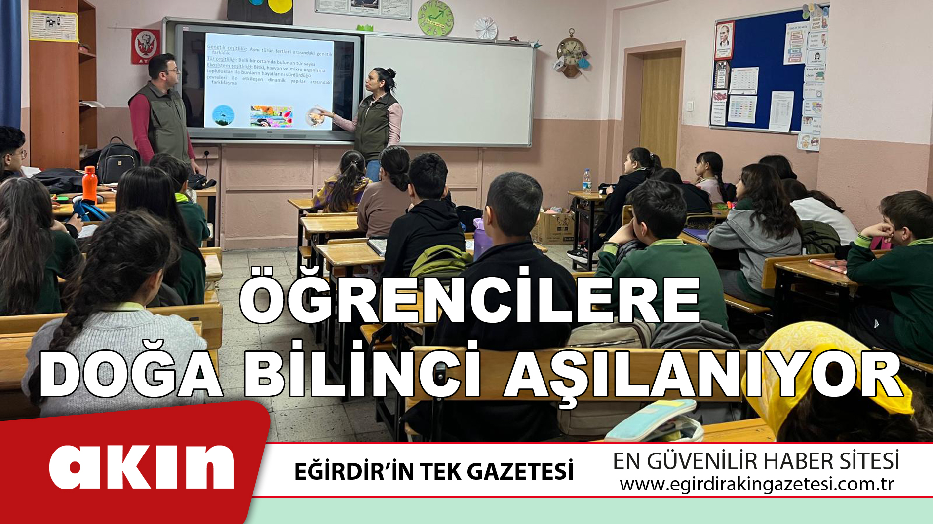 Öğrencilere Doğa Bilinci Aşılanıyor