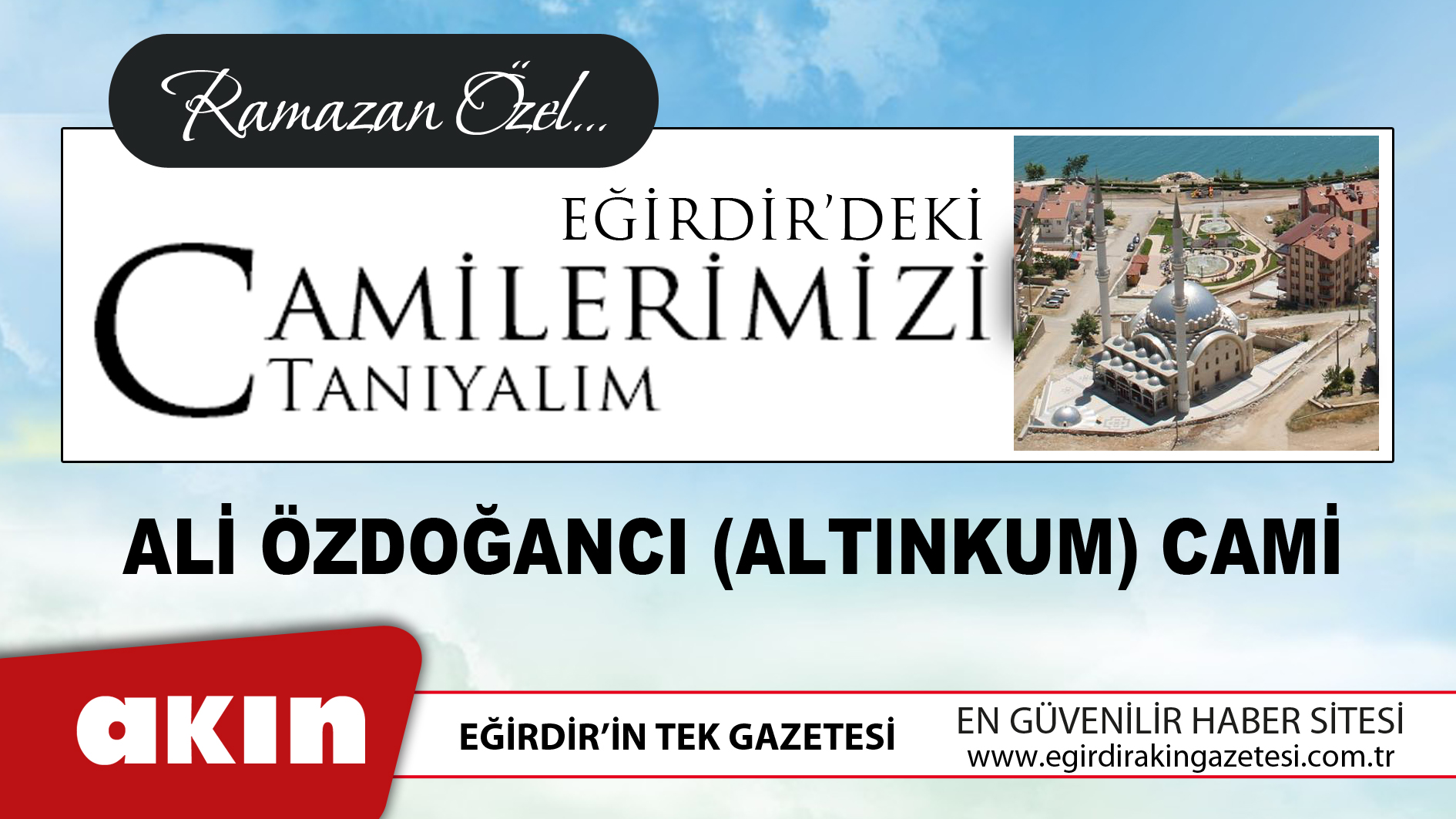 Eğirdir'deki Camilerimizi Tanıyalım (2)