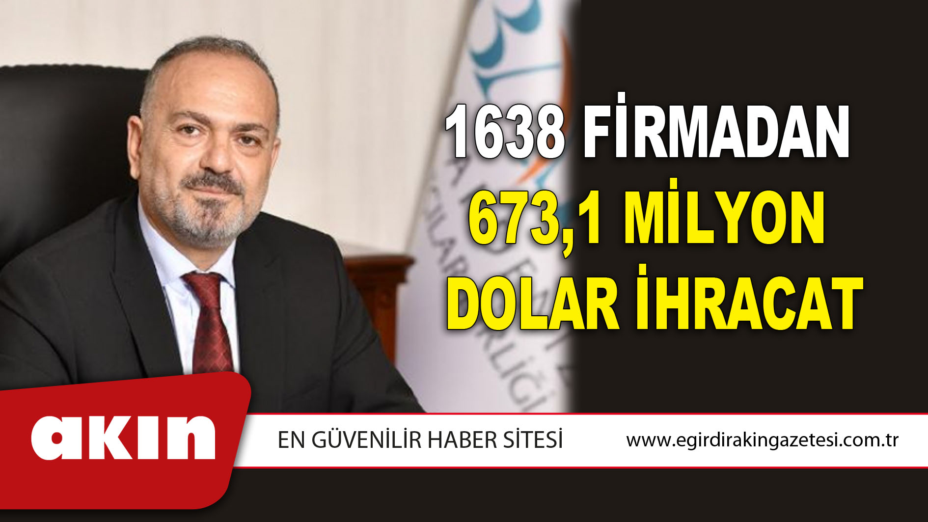 1638 Firmadan 673,1 Milyon Dolar İhracat 