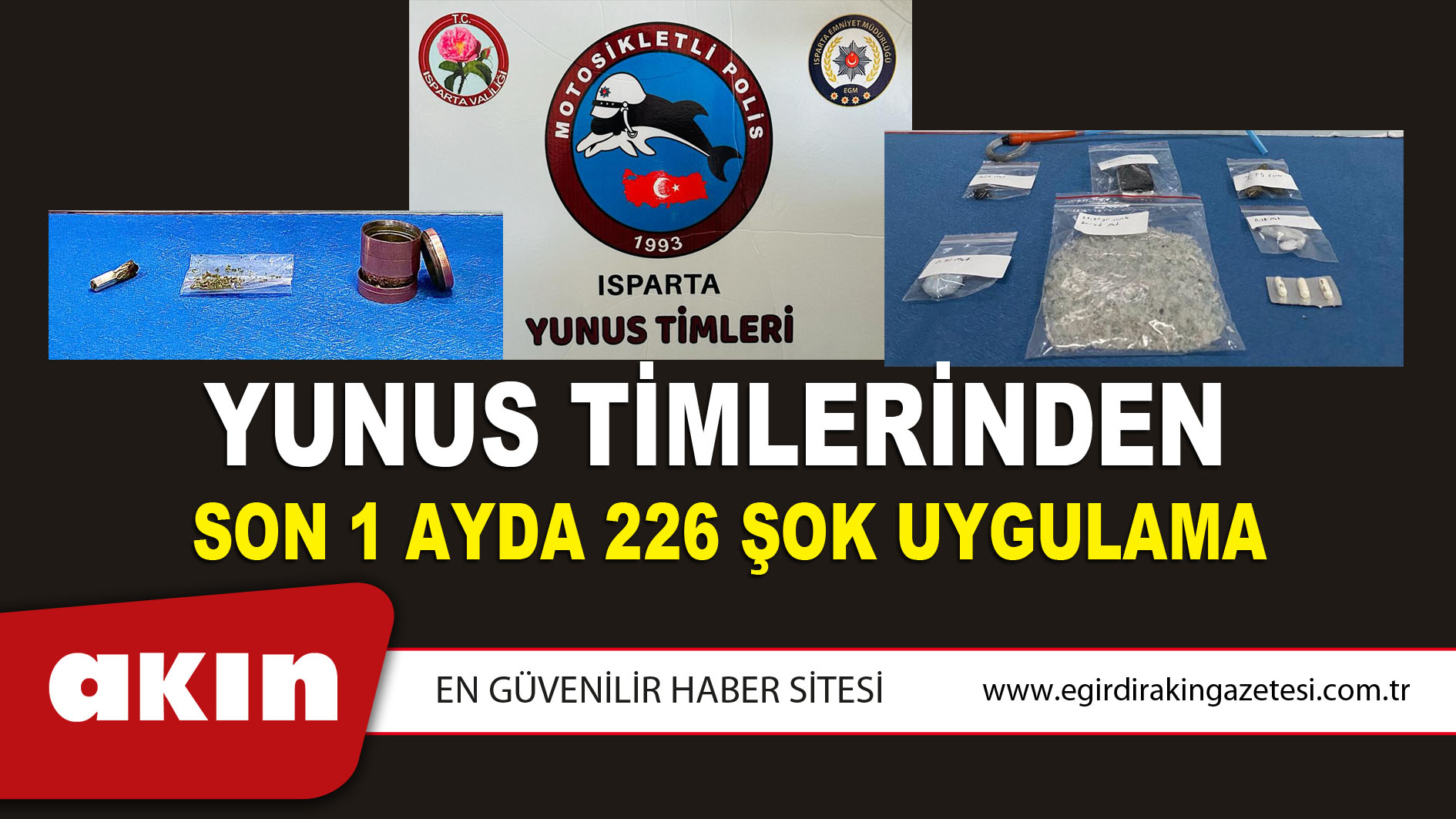 Yunus Timlerinden Son 1 Ayda 226 Şok Uygulama