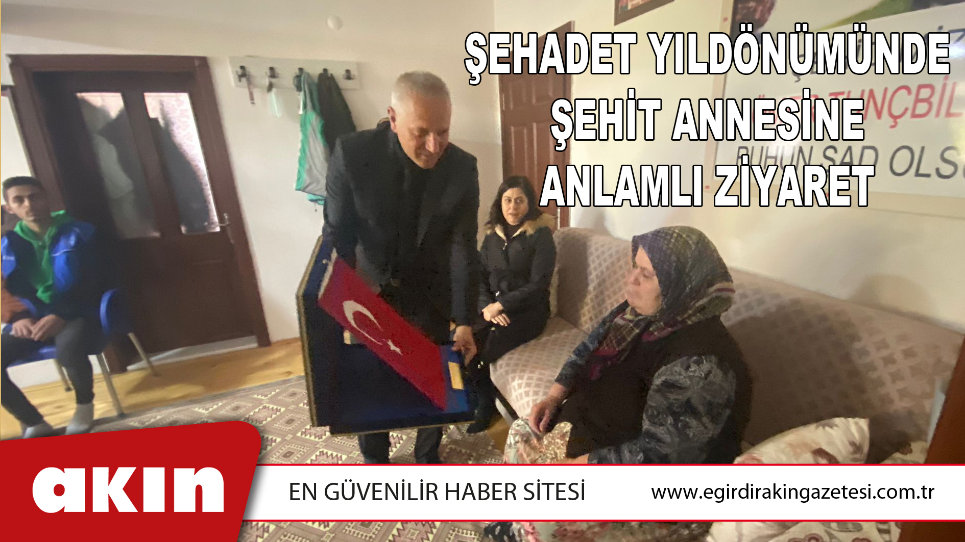 Şehadet Yıldönümünde Şehit Annesine Anlamlı Ziyaret