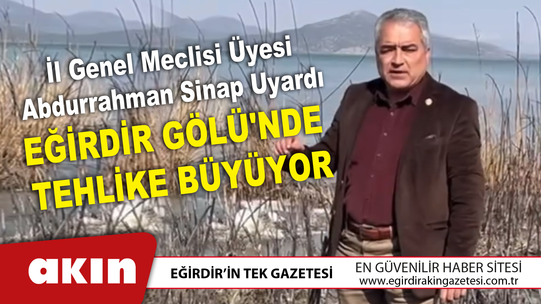 İl Genel Meclisi Üyesi Abdurrahman Sinap Uyardı