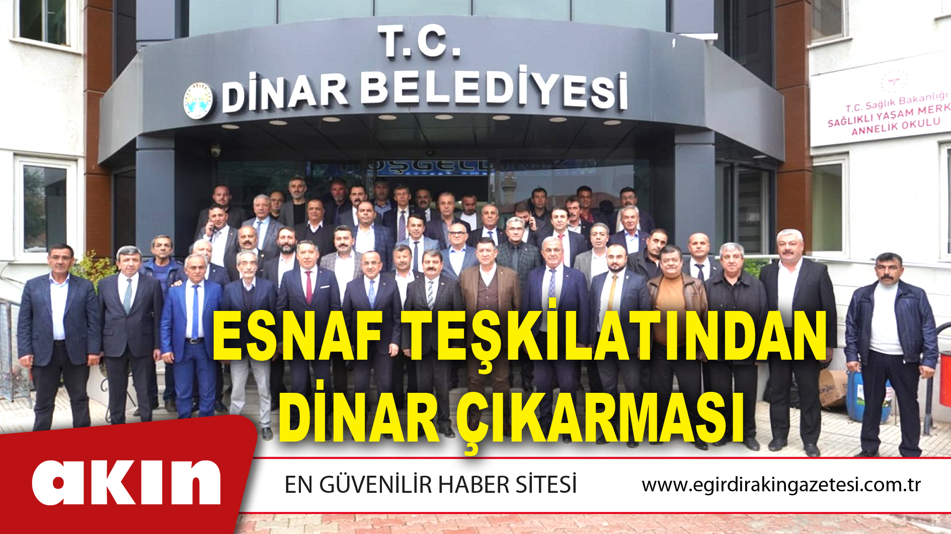 ESNAF TEŞKİLATINDAN DİNAR ÇIKARMASI