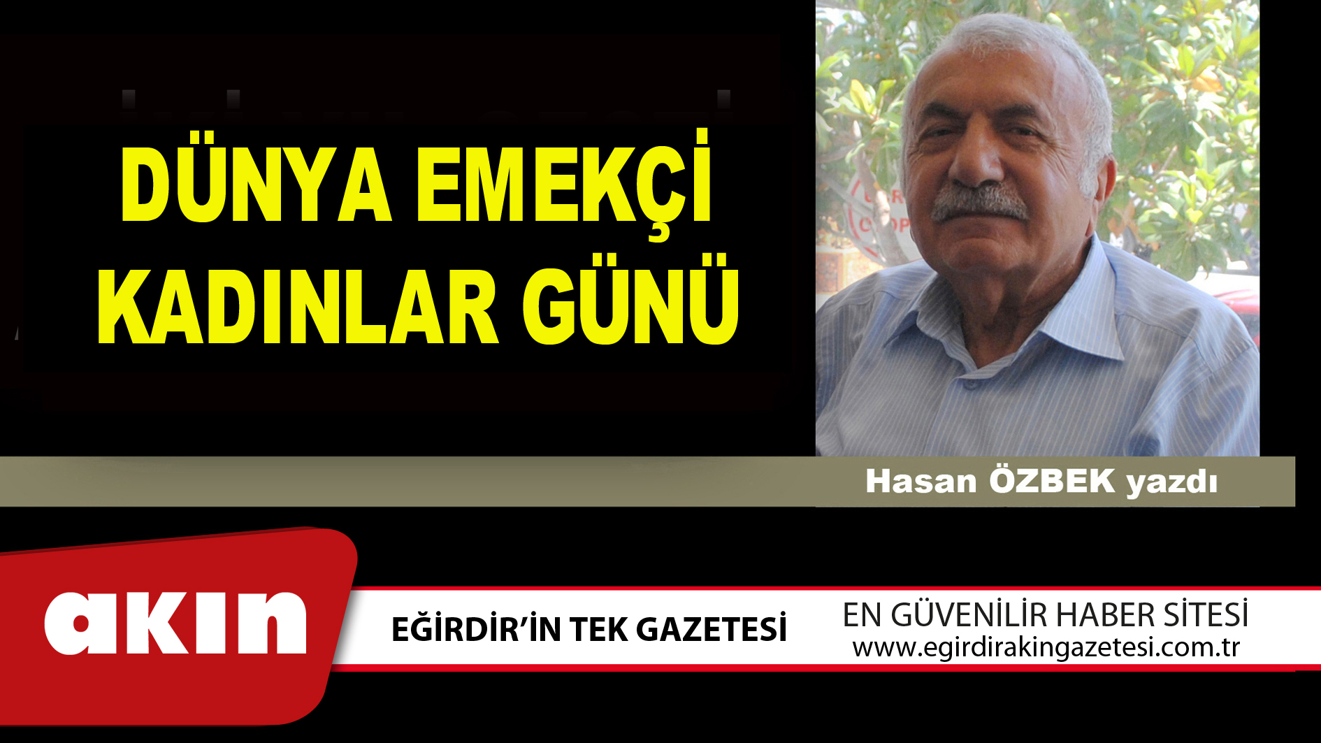 DÜNYA EMEKÇİ KADINLAR GÜNÜ