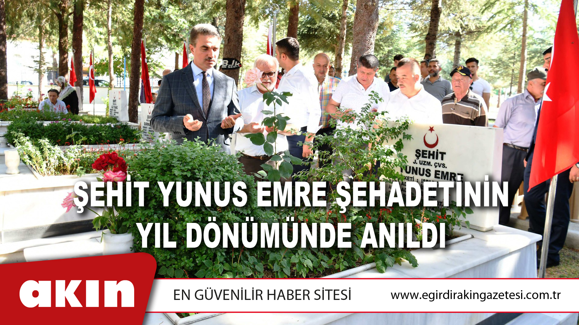 Şehit Yunus Emre Şehadetinin Yıl Dönümünde Anıldı