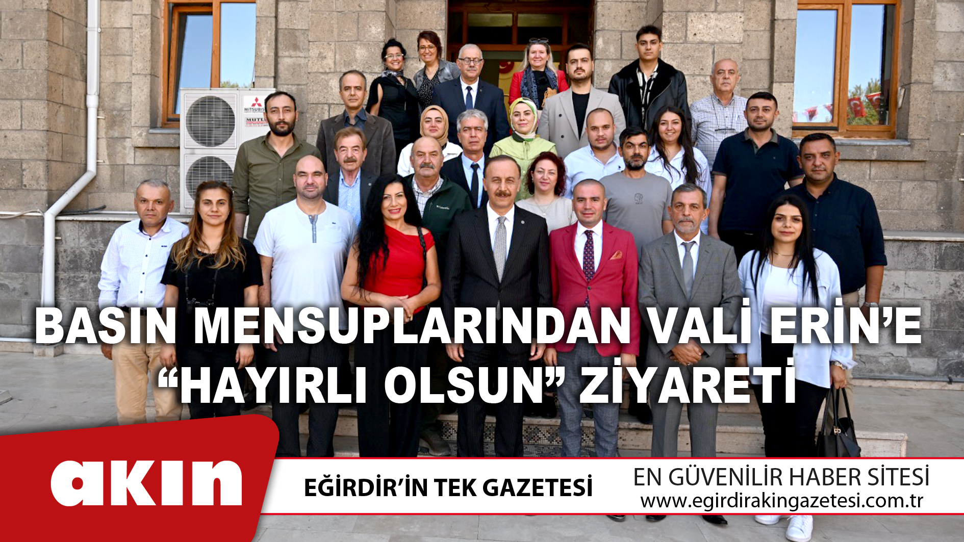 eğirdir haber,akın gazetesi,egirdir haberler,son dakika,Basın Mensuplarından Vali Erin’e“Hayırlı Olsun” Ziyareti              