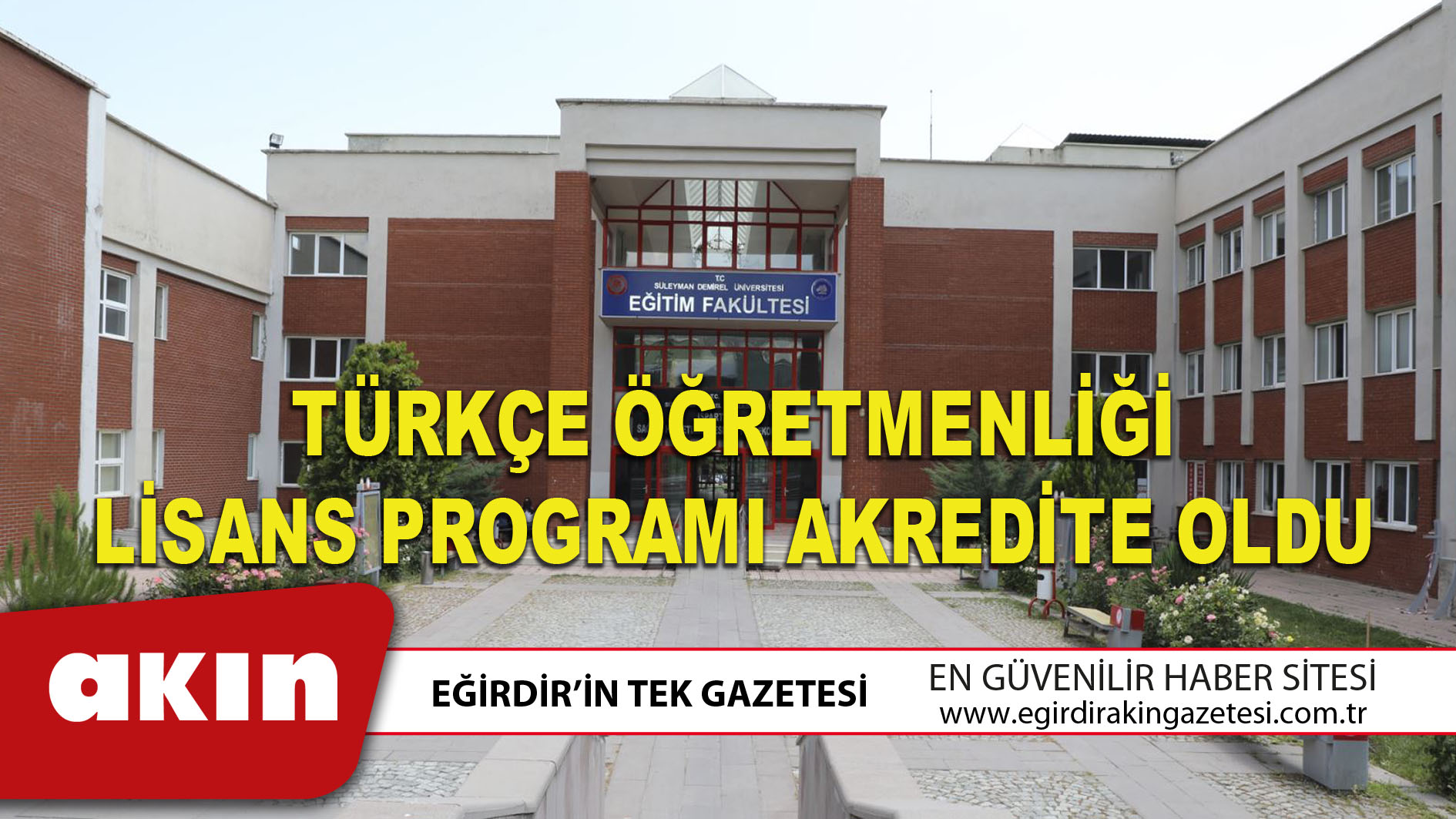 Türkçe Öğretmenliği Lisans Programı Akredite Oldu